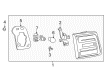GMC Acadia Back Up Light Diagram - 23267345
