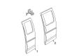 2000 Chevy Express 1500 Door Moldings Diagram - 15960359