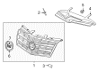 Cadillac SRX Emblem Diagram - 20828297