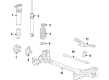 Buick Cascada Brake Caliper Bracket Diagram - 12778853