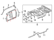 2005 Chevy Silverado 2500 HD Floor Pan Diagram - 15115652