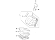 1998 Chevy Prizm Seat Cushion Pad Diagram - 94858157
