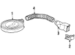 Oldsmobile Cutlass Ciera Air Intake Coupling Diagram - 25500371