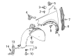 Buick Encore GX Fender Splash Shield Diagram - 42755112