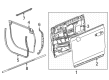 2023 GMC Hummer EV Pickup Weather Strip Diagram - 85561364