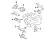 Chevy Equinox Engine Mount Bracket Diagram - 15822575
