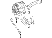 Buick Regal Alternator Bracket Diagram - 24504042