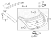 Chevy Volt Body Mount Hole Plug Diagram - 23320910
