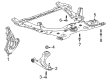 Chevy Trailblazer Control Arm Bolt Diagram - 11603179