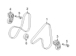 2004 Cadillac CTS Drive Belt Diagram - 12578549
