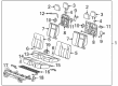2009 Hummer H3T Seat Cushion Pad Diagram - 94711133