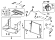 Cadillac CTS Radiator Hose Diagram - 84133465