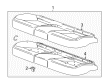 2013 Buick Verano Seat Cushion Pad Diagram - 22871954