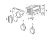 2005 Pontiac G6 Car Speakers Diagram - 25926346