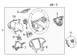 Cadillac Steering Wheel Diagram - 84366373