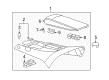 Chevy Center Console Base Diagram - 22853136