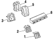 Oldsmobile Cutlass Cruiser Back Up Light Diagram - 915930