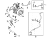 Chevy Silverado 2500 HD Coolant Pipe Diagram - 12691899
