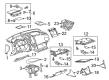 Chevy Equinox Dash Panel Vent Portion Covers Diagram - 20908800