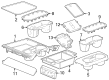 Chevy Silverado 2500 HD Cup Holder Diagram - 85131882