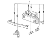 Cadillac Fog Light Diagram - 16520630