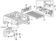 2009 Hummer H3T Fender Splash Shield Diagram - 94735919