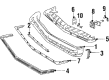 Oldsmobile Cutlass Calais Bumper Diagram - 22535657
