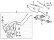 2022 Cadillac XT5 Windshield Wiper Diagram - 23308231