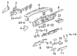 Chevy Dash Panel Vent Portion Covers Diagram - 15807854