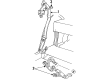 1999 Cadillac DeVille Seat Belt Diagram - 12530903
