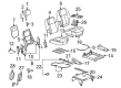 2007 Saturn Relay Seat Cushion Pad Diagram - 89044304