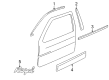 2003 Buick Century Door Moldings Diagram - 10265342