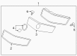 Cadillac CTS Emblem Diagram - 25757717