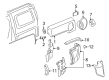 2005 Hummer H2 Gas Cap Diagram - 25827646