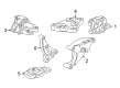 Chevy Trax Engine Mount Bracket Diagram - 95383823