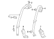 2024 Buick Encore GX Seat Belt Diagram - 42814452