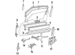 Cadillac Eldorado Door Handle Diagram - 16602807
