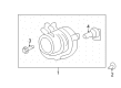 Cadillac Fog Light Diagram - 25963286