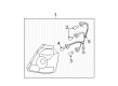 Chevy Aveo5 Back Up Light Diagram - 96494902