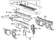Cadillac Dash Panels Diagram - 84440495