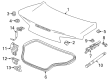 2017 Chevy Camaro Liftgate Hinge Diagram - 84236507