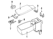 Oldsmobile 98 Center Console Latch Diagram - 12505581