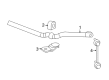 Cadillac CTS Sway Bar Bushing Diagram - 22753227