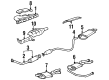 Oldsmobile Achieva Muffler Diagram - 22573176