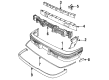 Pontiac LeMans Bumper Reflector Diagram - 5974642