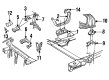 Chevy Lumina Engine Mount Bracket Diagram - 10110480