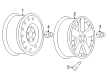 2005 Pontiac Montana Spare Wheel Diagram - 9595765