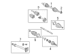 2014 Buick Enclave Axle Shaft Diagram - 20899365