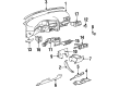 Chevy Silverado 1500 Interior Light Bulb Diagram - 25089350