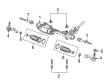 Cadillac CTS Rack And Pinion Diagram - 84559382